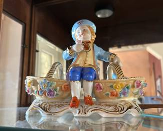 KPM Porcelain Boy Double Baskets