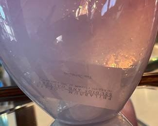 Philabaum Glass Vase 