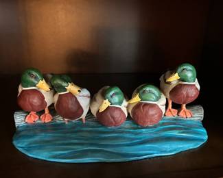 Danbury Mint "The Boys" duck sculpture by Art LaMay