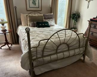Wrought iron bed