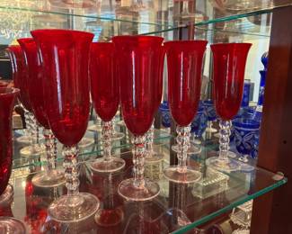 Vintage ruby glasses
