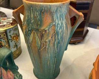 Roseville pottery Moss vase