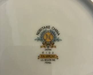 Set of Noritake Fairmont china