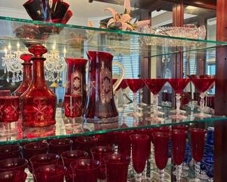 Beautiful selection of glassware