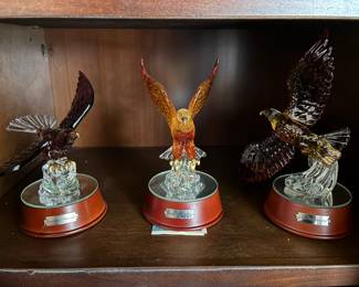 Majestic Reflections Art Glass Sculpture Collection by The Bradford Exchange