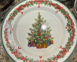 Christopher Radko Traditions Holiday Celebrations dinnerware