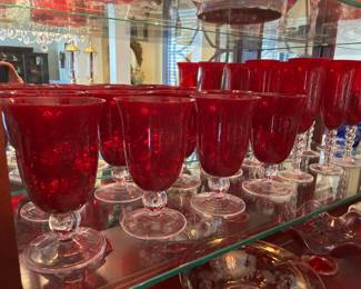Vintage Ruby glasses