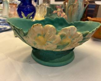 Roseville pottery console bowl