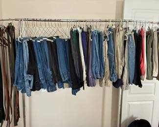 Men's jeans and shorts