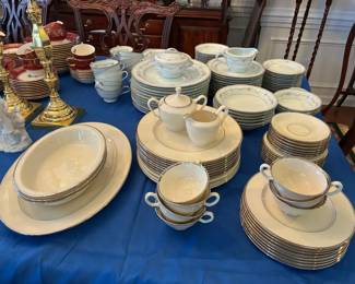 Set of Lenox Montclair china