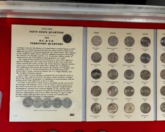 50 states quarter collection