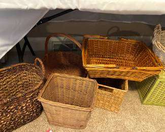 Great selection of baskets
