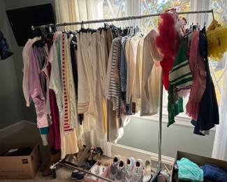 Ladies' clothing and some costumes