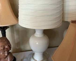 Large selection of table lamps in various styles and colors