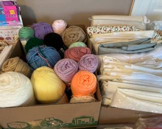 Yarn and fabric