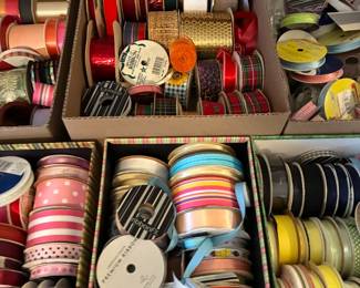 Lots of ribbon