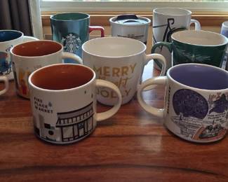 STARBUCK COFFEE MUG COLLECTION. INCLUDING STAR WARS & DESTINATIONS.