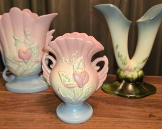 COLLECTION OF HULL POTTERY VASES