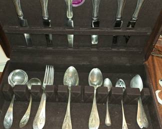 SET of STERLING SILVER FLATWARE