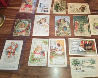 VINTAGE CHRISTMAS & OTHER POSTCARDS COLLECTION