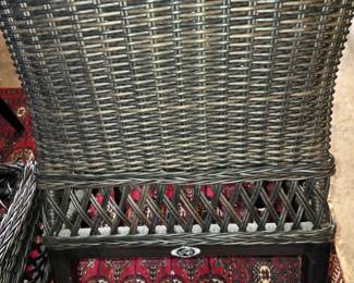 HAMPTON BAY WICKER PATIO CHAIRS