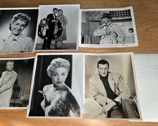 ORIGINAL RKO PICTURES MOVIE STAR PHOTOGRAPHS
