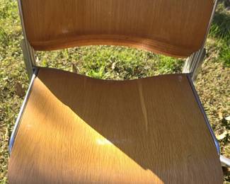 SET of 6 SIGNED DAVID ROWLAND CHAIRS