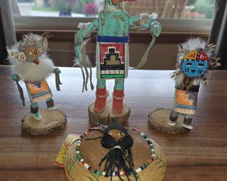 NATIVE AMERICAN INDIAN KACHINA DOLLS