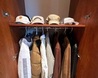 Men's leather jackets & hats