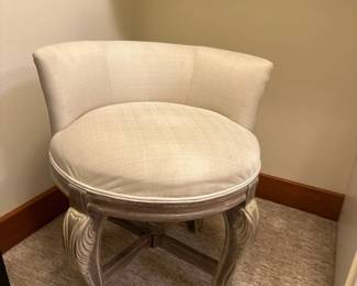 French style boudoir vanity chair