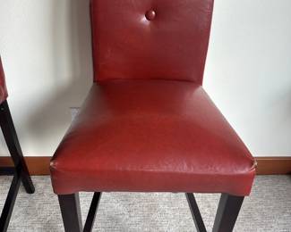Barstools Red Leather