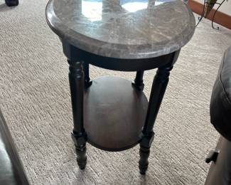 Side table with marble top