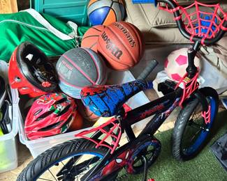 Kids bike & toys