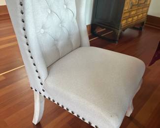 Wingback dining chair