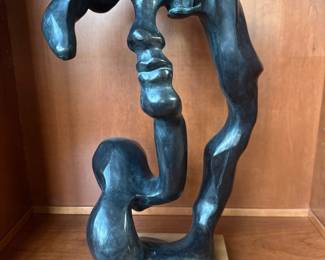 Sculpture Portrait of a Woman by Czech-American artist Klara Sever