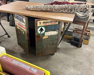 Cabinet with drawers inside