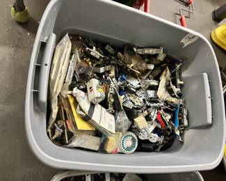 Lots of electrical supplies