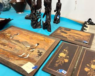 Wood carvings & Marquetry