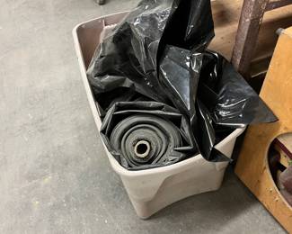 Heavy Duty black plastic roll