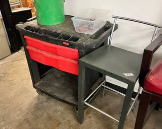 Modern control & tool cart with tools