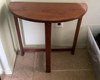 Half Moon Wooden Endtable 
