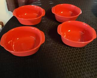 4 Corning Ware Stoneware Bakers