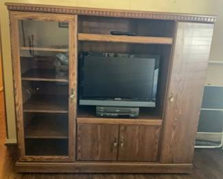 Wooden Entertainment Center