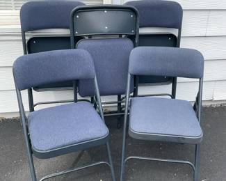 Set of 5 Folding Chairs