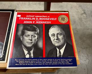 FDR & JFK Speeches Vinyl Album