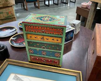 Hand Painted Jewelry Box