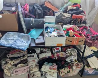 Huge array of linens
