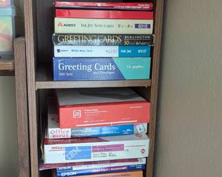 Tons of office paper and supplies