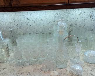 Tons of Vintage glass sets
