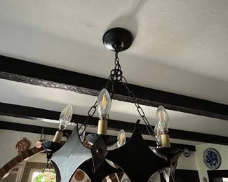 Spain’s revival cast iron ceiling light
